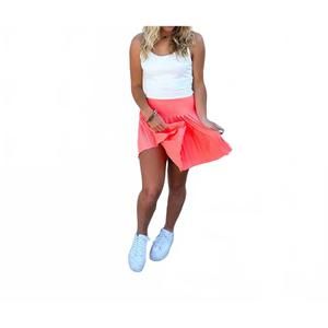 NEW BLAKELY ivy league tennis skort in neon coral